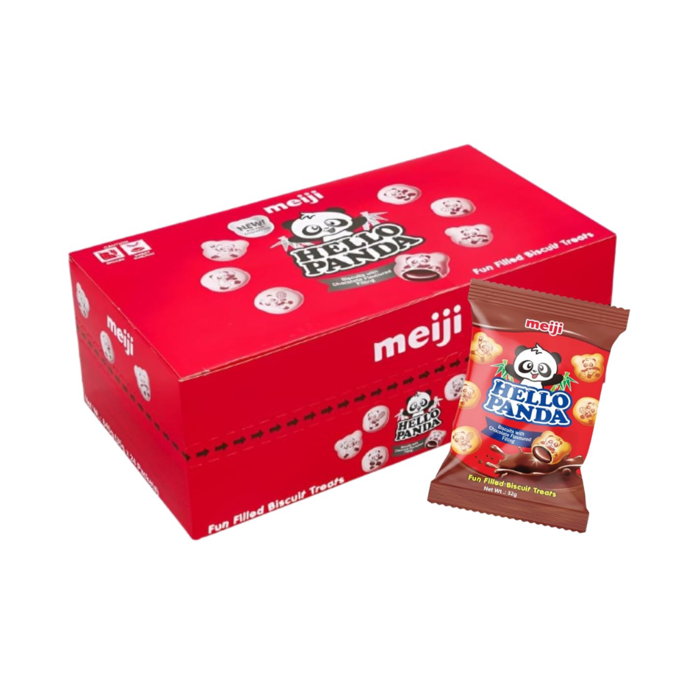 Meiji Hello Panda Assorted 32g (Pack of 24)