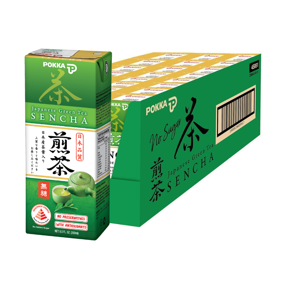 Pokka Jasmine Green Tea Tetra Pack 250ml (Pack of 24)