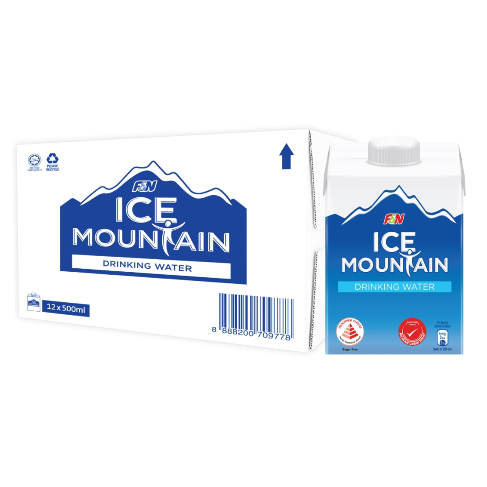 Ice Mountain Drinking Water Tetra Pack 500ml