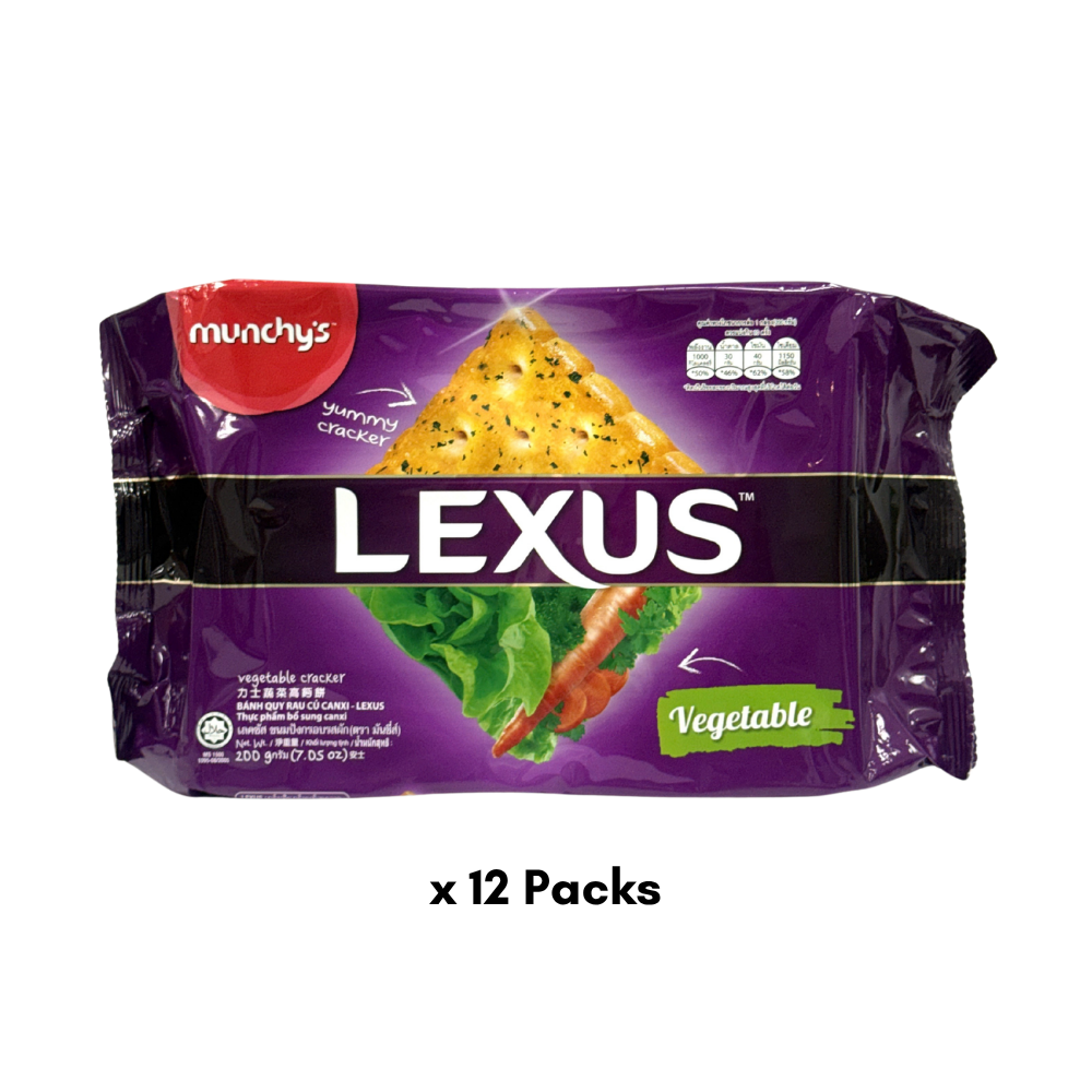 Munchy's Lexus Sandwich Calcium Crackers Vege Calcium 10 x 19g