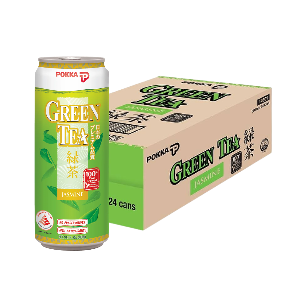 Pokka Canned Drink Jasmine Green Tea 300ml (Pack of 24)