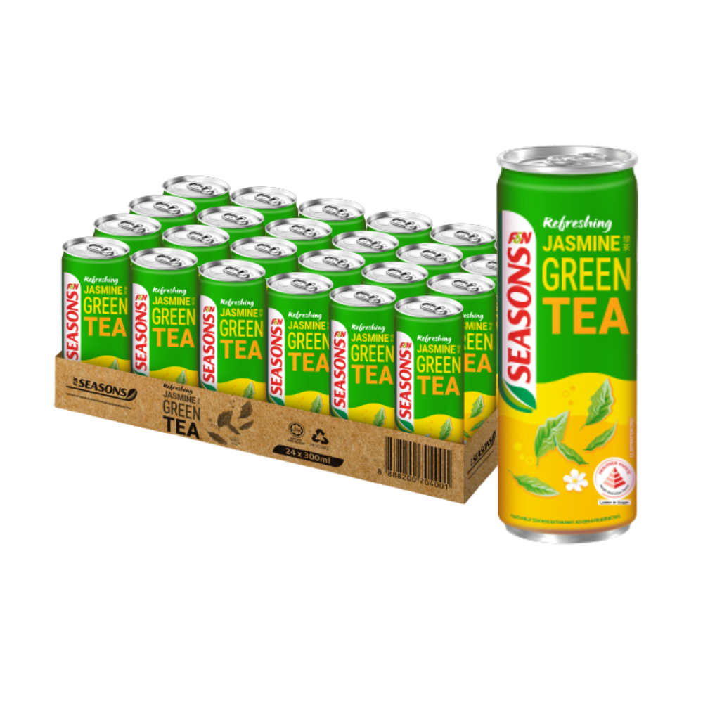 F&N Seasons Jasmine Green Tea 300ml 24